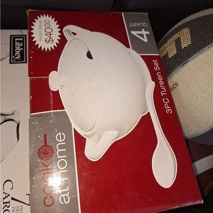 White 3-Piece Tureen Set